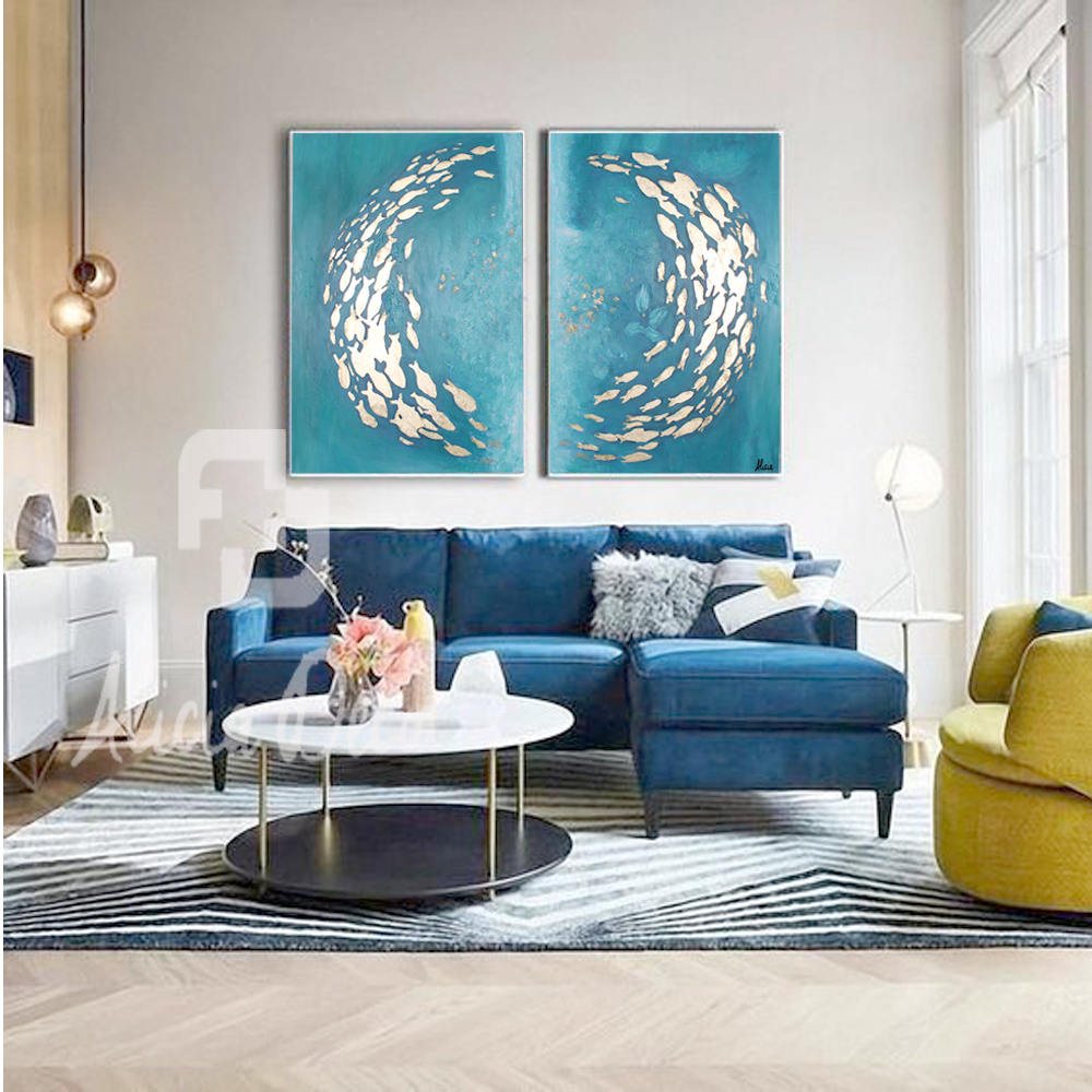 Tableau modern hand painted