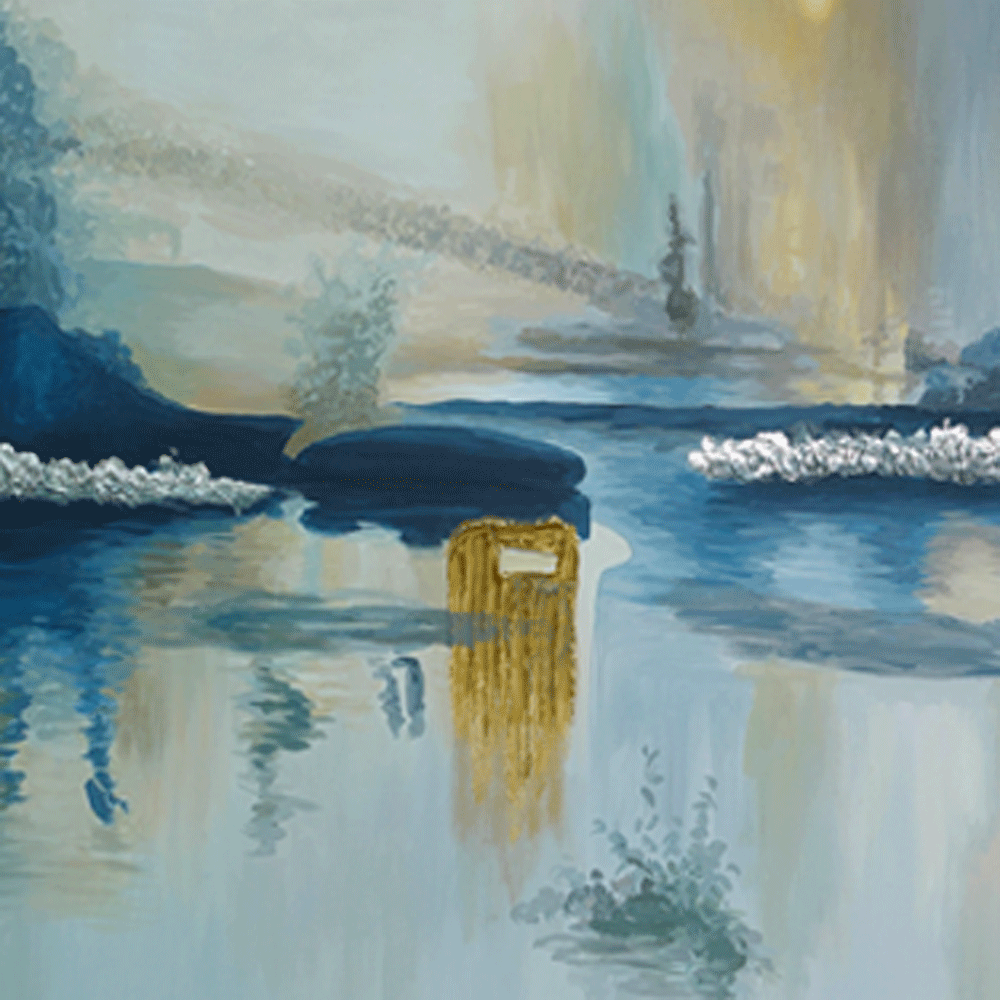 Tableau modern hand painted - Alicia Deco