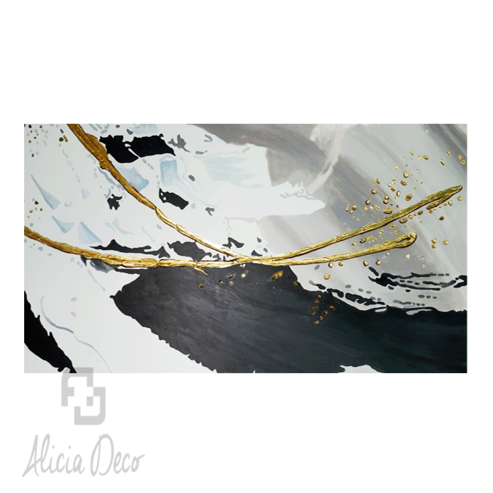 Tableau modern hand painted - Alicia Deco