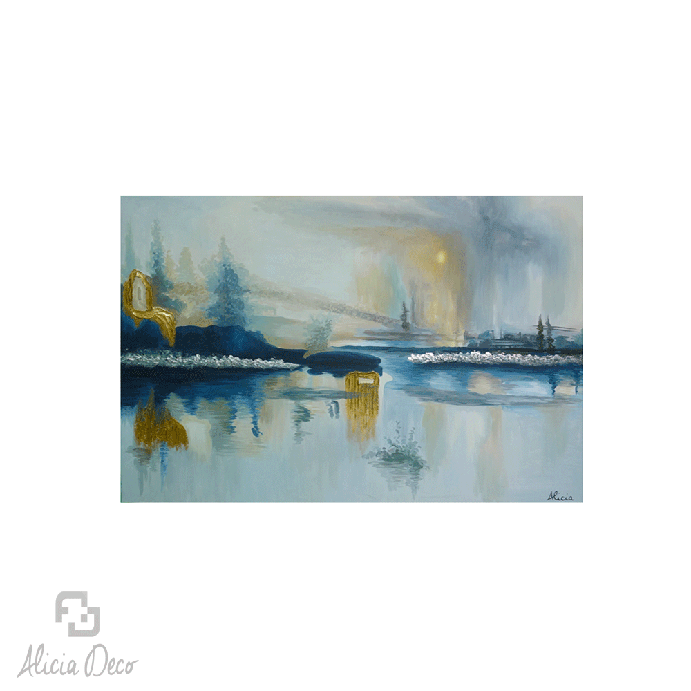 Tableau modern hand painted - Alicia Deco